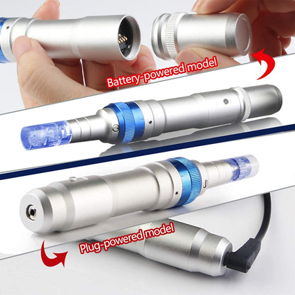 Dr. Pen A6 Professional Microneedling Pen - Includes 10 Pcs 12-Pin Replacement Cartridges