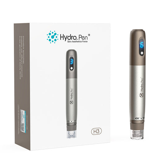 Dr. Pen Hydra H3 All-in-One Microneedling Device - Includes 10 Replacement Cartridges for Enhanced Skin Treatment